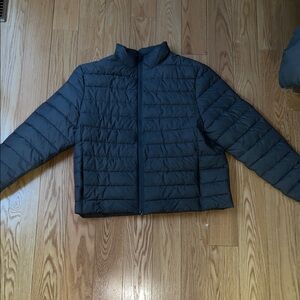 Men's Black Quilted Jacket